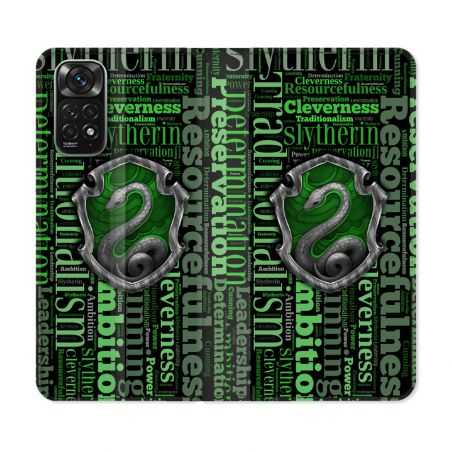 Housse Cuir Portefeuille Pour Xiaomi Redmi Note 11 / 11S Harry Potter Serpentar