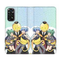 Housse Cuir Portefeuille Pour Xiaomi Redmi Note 11 / 11S Manga Assassination Classroom Kuro Trio