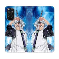 Housse Cuir Portefeuille Pour Xiaomi Redmi Note 11 / 11S Manga Bleach Hitsugaya