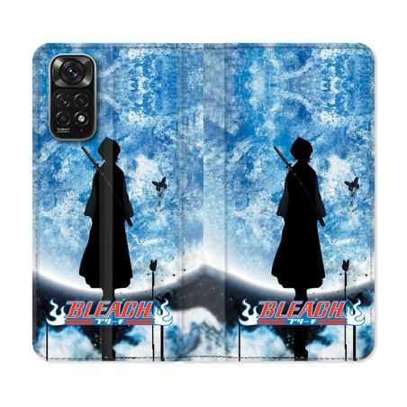 Housse Cuir Portefeuille Pour Xiaomi Redmi Note 11 / 11S Manga Bleach Lune