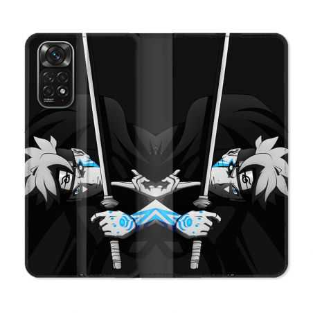 Housse Cuir Portefeuille Pour Xiaomi Redmi Note 11 / 11S Manga Boruto Epée
