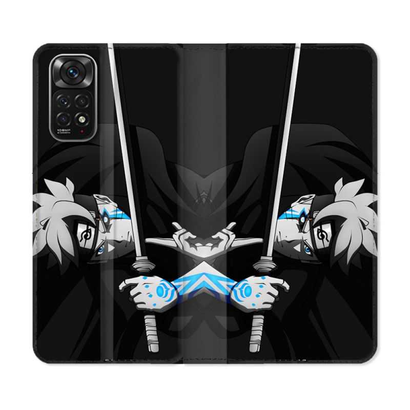 Housse Cuir Portefeuille Pour Xiaomi Redmi Note 11 / 11S Manga Boruto Epée