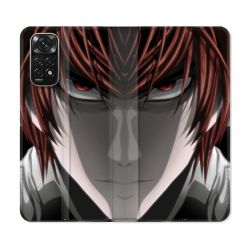Housse Cuir Portefeuille Pour Xiaomi Redmi Note 11 / 11S Manga Death Note Kira