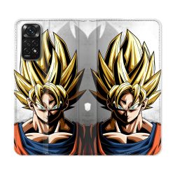 Housse Cuir Portefeuille Pour Xiaomi Redmi Note 11 / 11S Manga Dragon Ball Sangoku Portrait