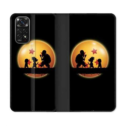 Housse Cuir Portefeuille Pour Xiaomi Redmi Note 11 / 11S Manga Dragon Ball Vintage