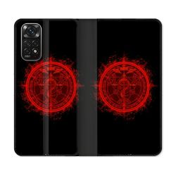 Housse Cuir Portefeuille Pour Xiaomi Redmi Note 11 / 11S Manga Fullmetal Alchemist Logo