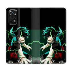 Housse Cuir Portefeuille Pour Xiaomi Redmi Note 11 / 11S Manga My Hero Academia Deku