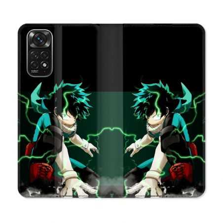Housse Cuir Portefeuille Pour Xiaomi Redmi Note 11 / 11S Manga My Hero Academia Deku