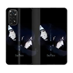 Housse Cuir Portefeuille Pour Xiaomi Redmi Note 11 / 11S Manga Naruto Sasuke Itachi