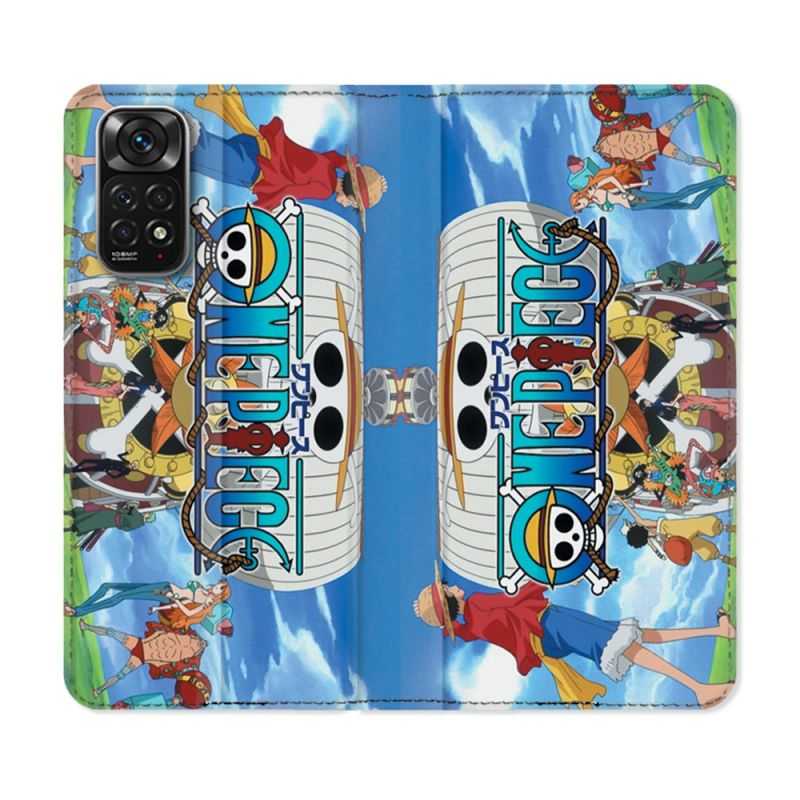 Housse Cuir Portefeuille Pour Xiaomi Redmi Note 11 / 11S Manga One Piece Sunny