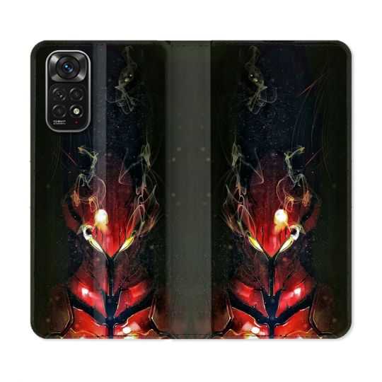 Housse Cuir Portefeuille Pour Xiaomi Redmi Note 11 / 11S Manga Solo Leveling Igris