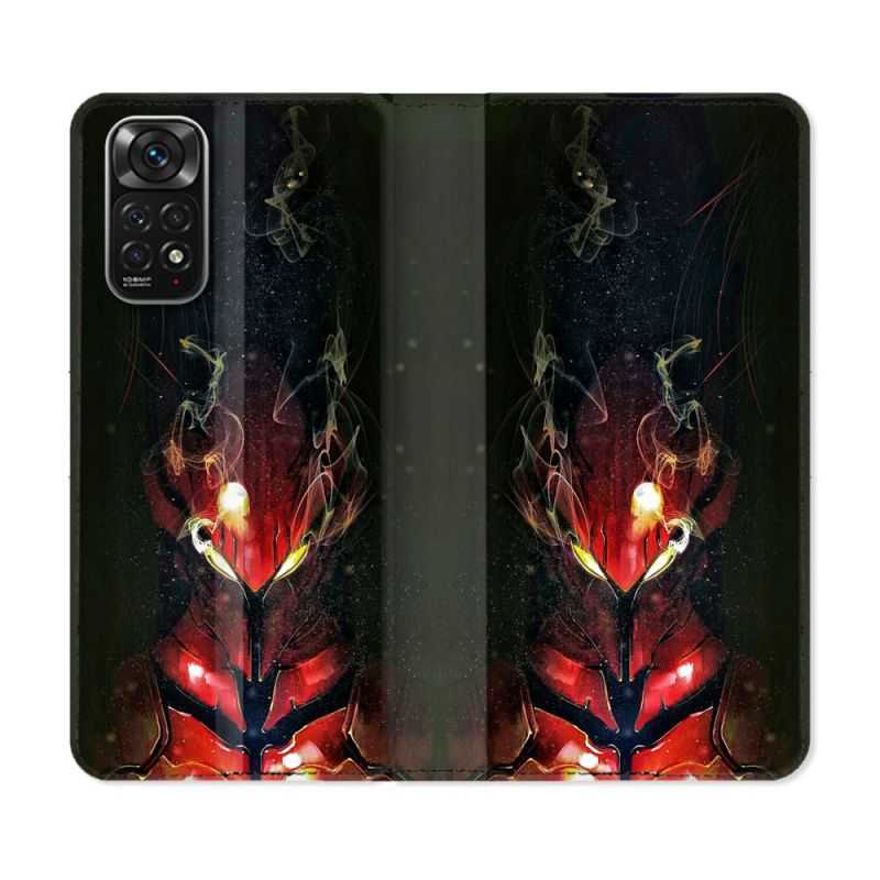 Housse Cuir Portefeuille Pour Xiaomi Redmi Note 11 / 11S Manga Solo Leveling Igris