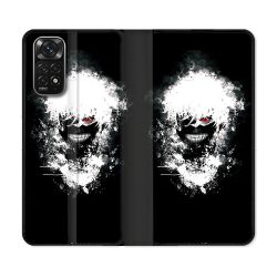 Housse Cuir Portefeuille Pour Xiaomi Redmi Note 11 / 11S Manga Tokyo Ghoul Kaneki Tag