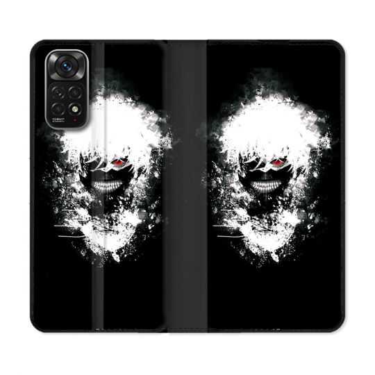 Housse Cuir Portefeuille Pour Xiaomi Redmi Note 11 / 11S Manga Tokyo Ghoul Kaneki Tag