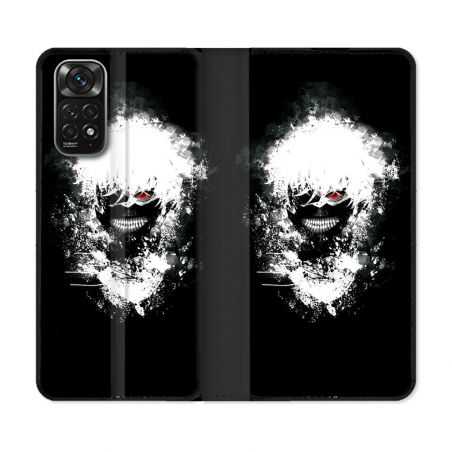 Housse Cuir Portefeuille Pour Xiaomi Redmi Note 11 / 11S Manga Tokyo Ghoul Kaneki Tag