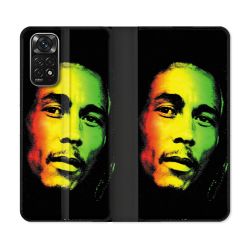 Housse Cuir Portefeuille Pour Xiaomi Redmi Note 11 / 11S Musique Bob Marley 2