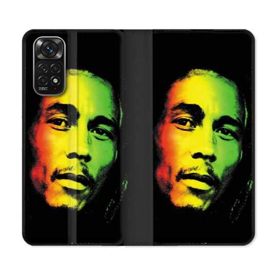 Housse Cuir Portefeuille Pour Xiaomi Redmi Note 11 / 11S Musique Bob Marley 2