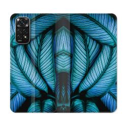 Housse Cuir Portefeuille Pour Xiaomi Redmi Note 11 / 11S Nature Feuille Palmier