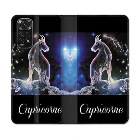 Housse Cuir Portefeuille Pour Xiaomi Redmi Note 11 / 11S Signe Zodiaque 2 Capricorne