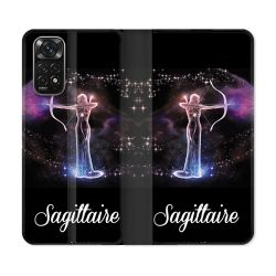 Housse Cuir Portefeuille Pour Xiaomi Redmi Note 11 / 11S Signe Zodiaque 2 Sagittaire