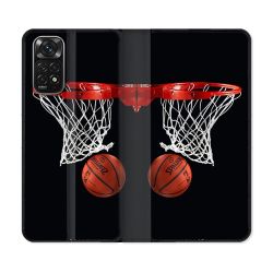 Housse Cuir Portefeuille Pour Xiaomi Redmi Note 11 / 11S Sport Basket Panier