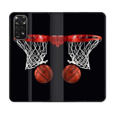 Housse Cuir Portefeuille Pour Xiaomi Redmi Note 11 / 11S Sport Basket Panier
