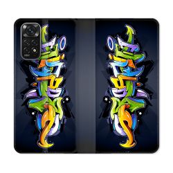 Housse Cuir Portefeuille Pour Xiaomi Redmi Note 11 / 11S Street Art Graffiti