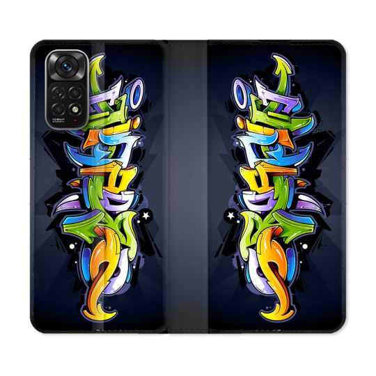 Housse Cuir Portefeuille Pour Xiaomi Redmi Note 11 / 11S Street Art Graffiti
