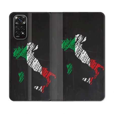 Housse Cuir Portefeuille Pour Xiaomi Redmi Note 11 / 11S Voyage Italie Botte