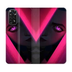 Housse Cuir Portefeuille Pour Xiaomi Redmi Note 11 / 11S Arcane Jynx Rose