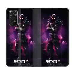 Housse Cuir Portefeuille Pour Xiaomi Redmi Note 11 / 11S Fortnite Raven