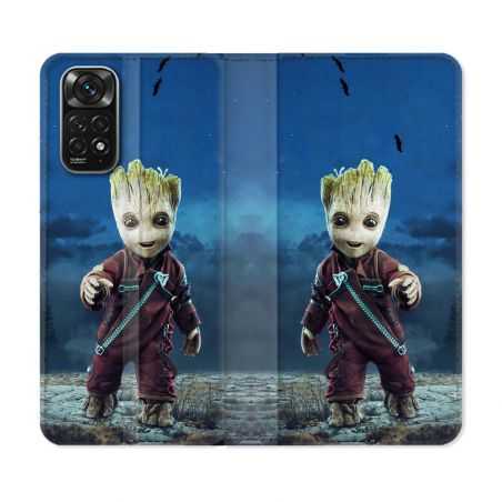 Housse Cuir Portefeuille Pour Xiaomi Redmi Note 11 / 11S Groot Bleu