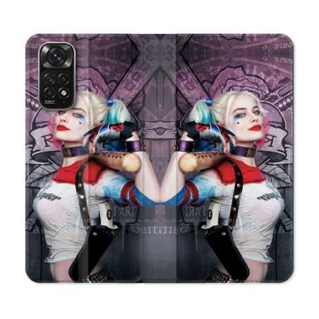 Housse Cuir Portefeuille Pour Xiaomi Redmi Note 11 / 11S Harley Quinn Batte