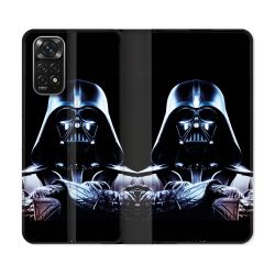 Housse Cuir Portefeuille Pour Xiaomi Redmi Note 11 / 11S Star Wars - Dark Vador Noir