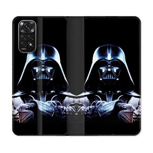Housse Cuir Portefeuille Pour Xiaomi Redmi Note 11 / 11S Star Wars - Dark Vador Noir
