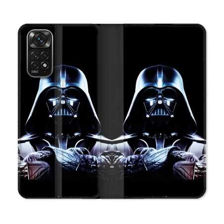Housse Cuir Portefeuille Pour Xiaomi Redmi Note 11 / 11S Star Wars - Dark Vador Noir