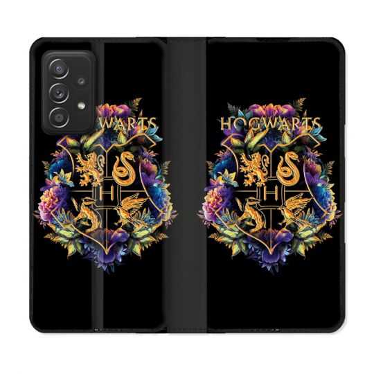 Housse Cuir Portefeuille Pour Samsung Galaxy A52 / A52S Harry Potter Hogwarts