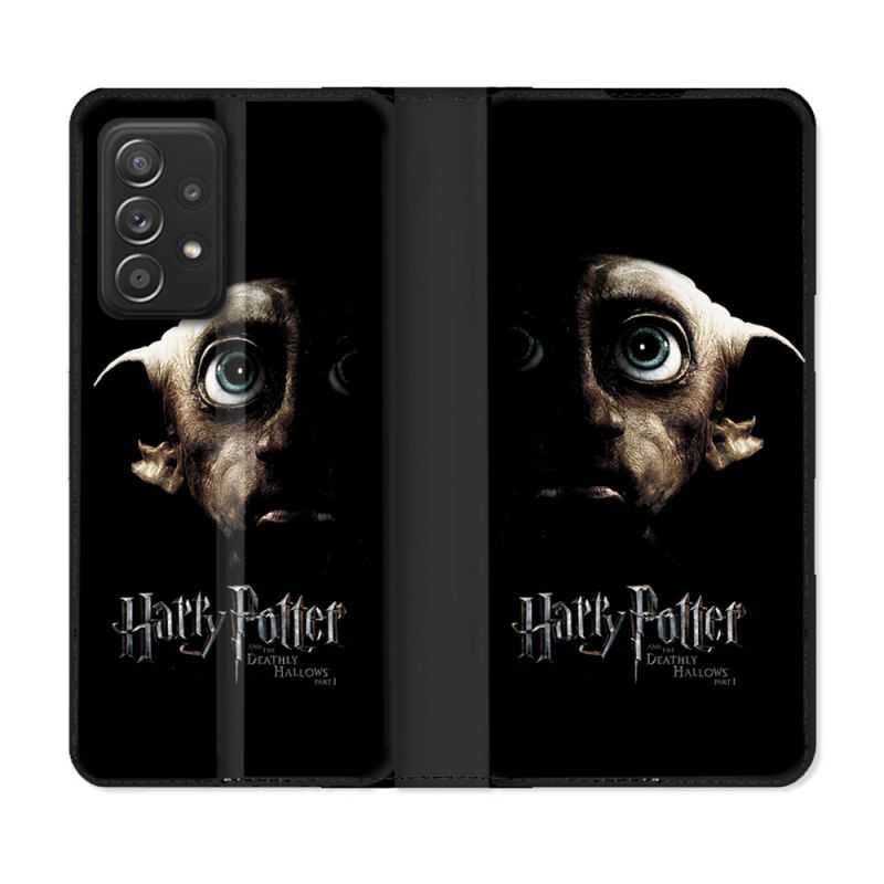 Housse Cuir Portefeuille Pour Samsung Galaxy A52 / A52S Harry Potter Hollows Dobby