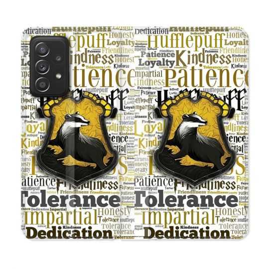 Housse Cuir Portefeuille Pour Samsung Galaxy A52 / A52S Harry Potter Poursouffle