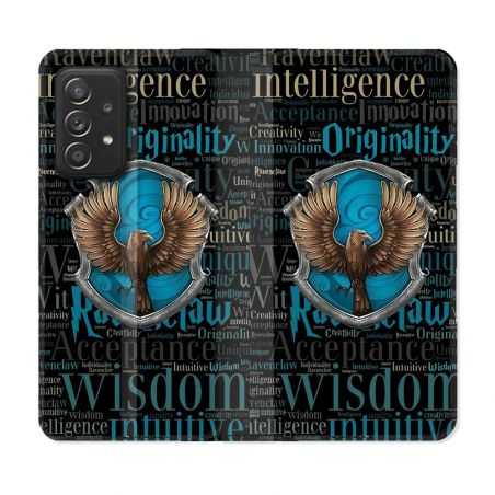 Housse Cuir Portefeuille Pour Samsung Galaxy A52 / A52S Harry Potter Serdaigle
