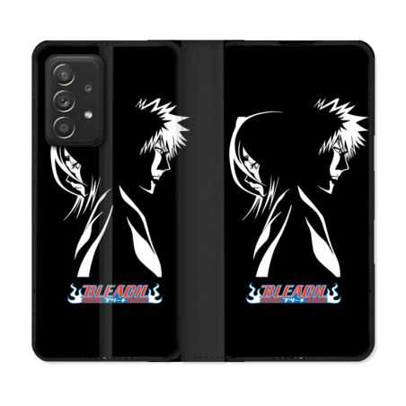 Housse Cuir Portefeuille Pour Samsung Galaxy A52 / A52S Manga Bleach Duo