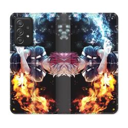 Housse Cuir Portefeuille Pour Samsung Galaxy A52 / A52S Manga My Hero Academia Shoto