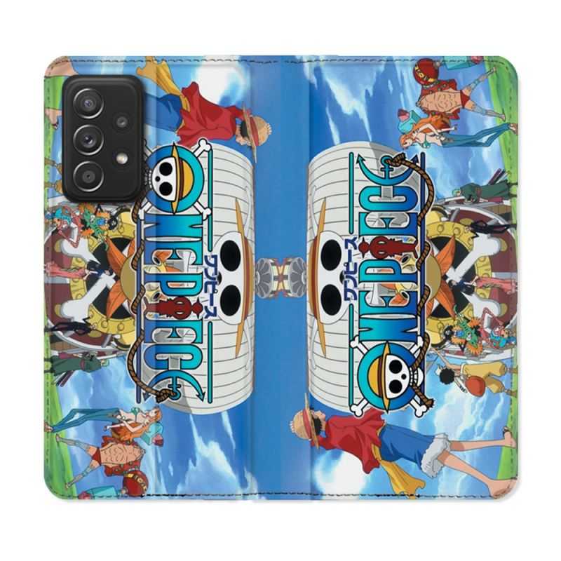 Housse Cuir Portefeuille Pour Samsung Galaxy A52 / A52S Manga One Piece Sunny