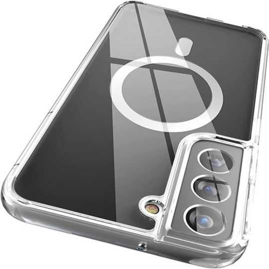 Coque Transparente Compatible MagSafe Pour Samsung Galaxy S22