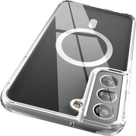 Coque Transparente Compatible MagSafe Pour Samsung Galaxy S22