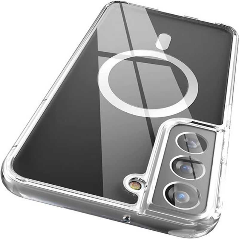 Coque Transparente Compatible MagSafe Pour Samsung Galaxy S22