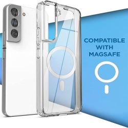 Coque Transparente Compatible MagSafe Pour Samsung Galaxy S22