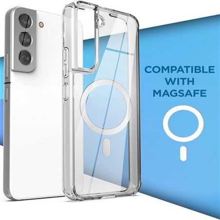 Coque Transparente Compatible MagSafe Pour Samsung Galaxy S22