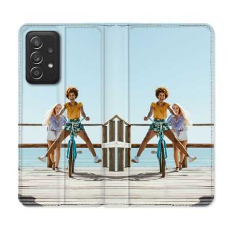 Housse Cuir Portefeuille Pour Samsung Galaxy A53 5G Personnalisee