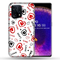 Coque Pour Oppo Find X5 Amour Love